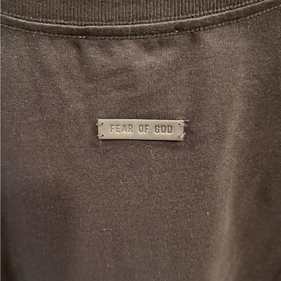 Fear of God Eternal Heavy Long Sleeve T Shirt Black Mens Medium NWT - Picture 10 of 15